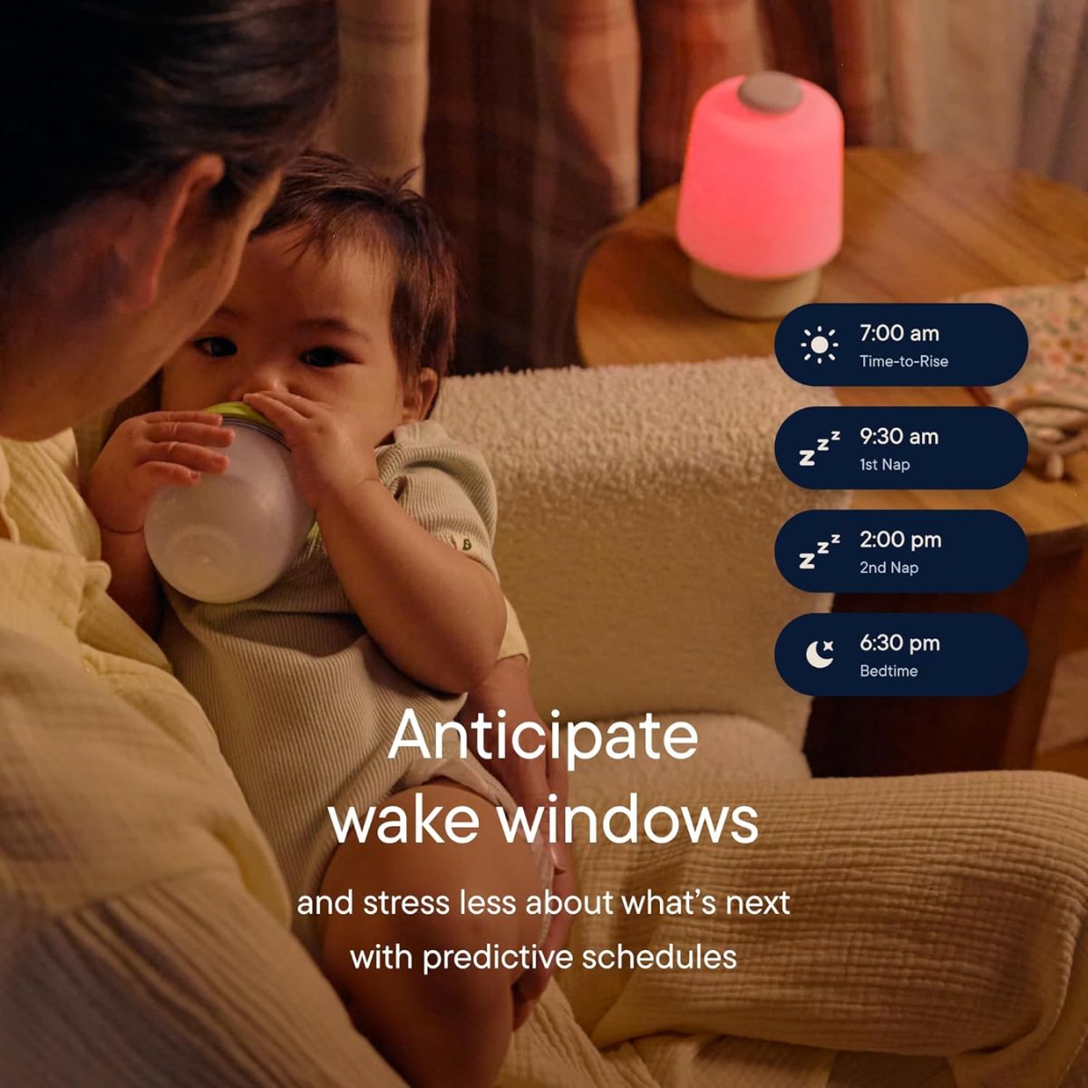 Hatch Baby Smart Night Light & Sound Machine WiFi - Mint - Predictive Sleep Schedules
